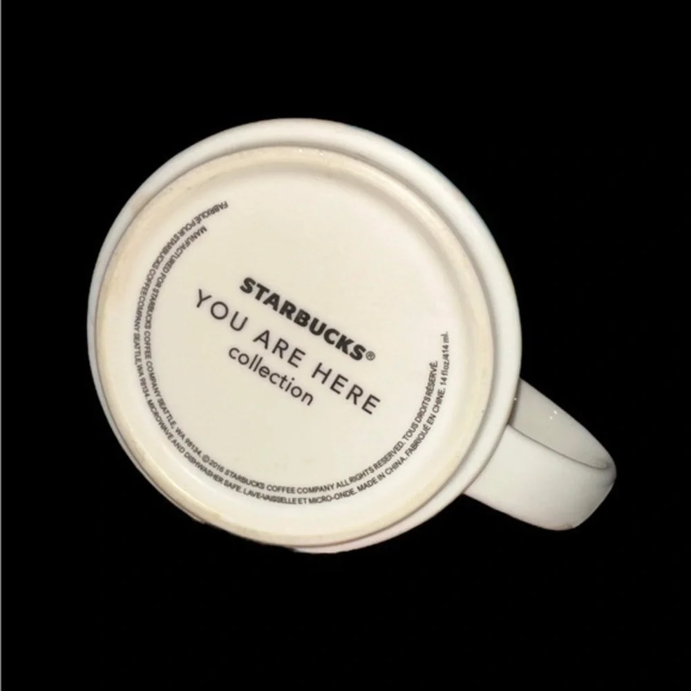 Starbucks Waikiki Hawaii You Are Here YAH Series Collection Coffee Cup Mug - Picture 5 of 5